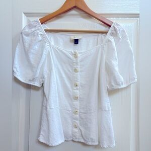 Universal Thread Women’s button down blouse- white, Sz S